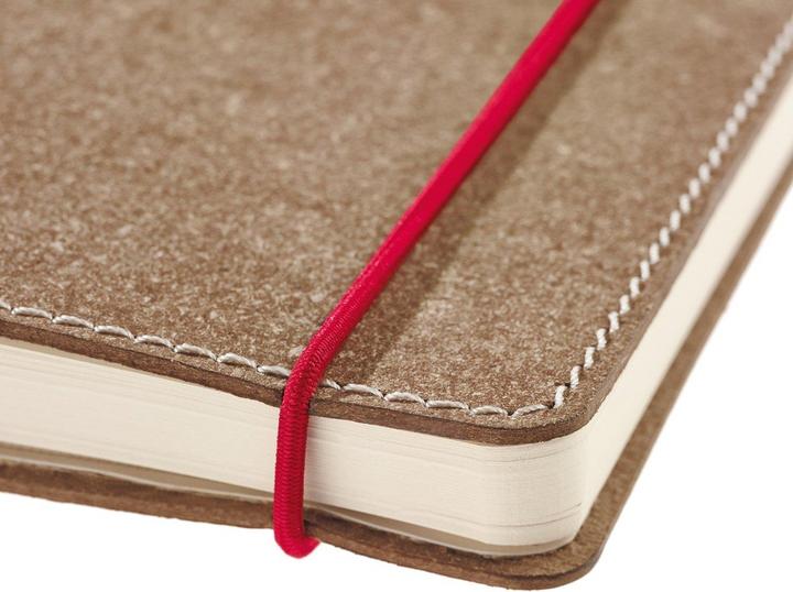 Actual product image Transotype senseBook Red Rubber (A5, Plain, Hardcover)