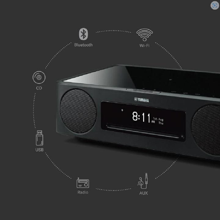 Actual product image Yamaha MusicCast 200 (Bluetooth, Airplay, Spotify Connect, Wi-Fi, CD player, 2x 25 W)