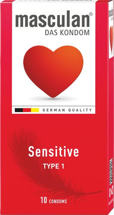 Immagine prodotto Masculan Tipo 1" (sensibile) 10 preservativi rosa delicato per momenti sensuali (10 pz.)