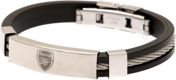 Arsenal FC Inlay Armband Silikon (20 cm, 100% Silikon)