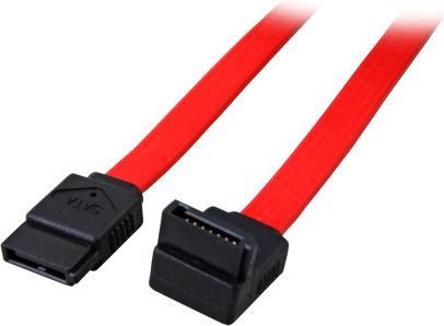 Actual product image EFB Elektronik SATA 150 cable angled,1.0m,1x90°, 1x straight, colour: red