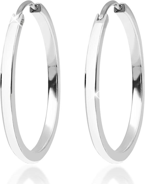 Actual product image Elli Creolen mit Emaille glitzernd (Sterling Silver)