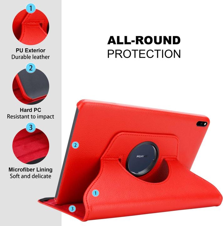 Actual product image Cadorabo Tablet Book Rubber (NO Wake Up) Cover (Huawei MatePad Pro 10.8 (2019))