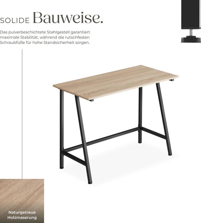 Image du produit tectake Bureau Newton (100 x 55 x 77 cm)