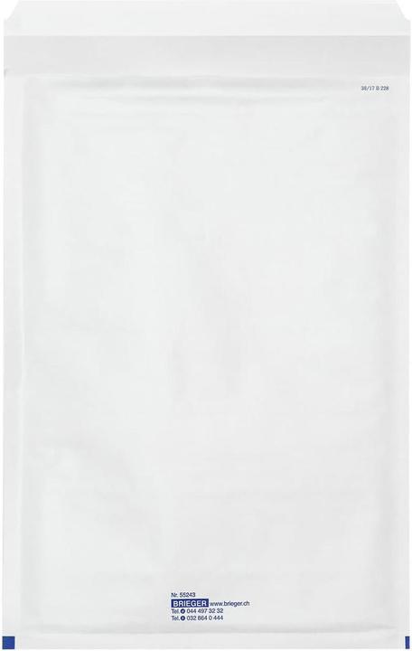 Image du produit Brieger Pochette à bulles d'air 340 x 225 mm, Blanc (1 x)