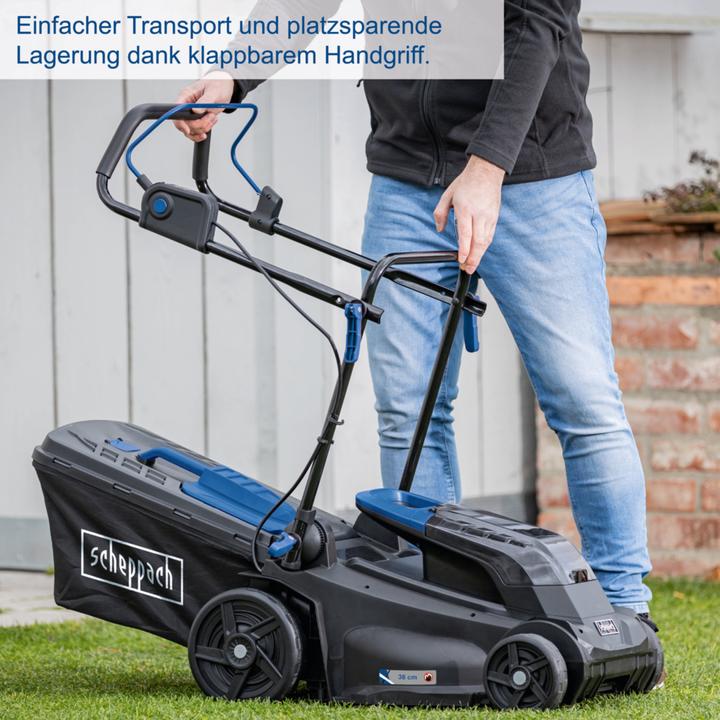Image du produit Scheppach Tondeuse à gazon sans fil BC-MP380-X (DIY) (Fonctionnement sur batterie)