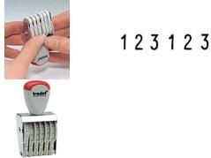Actual product image Trodat Numerical stamp, 6 digits, imprint size: 9 x 41 mm