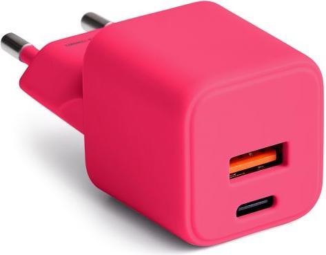 Actual product image Forever COLORUM wall charger USB-A + USB-C PD 30W CLS30-AC-02 xMagenta (30 W)