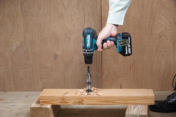 Actual product image Makita DHP482RTJ 18V 2x rechargeable battery-powered impact drill (Rechargeable battery operated)