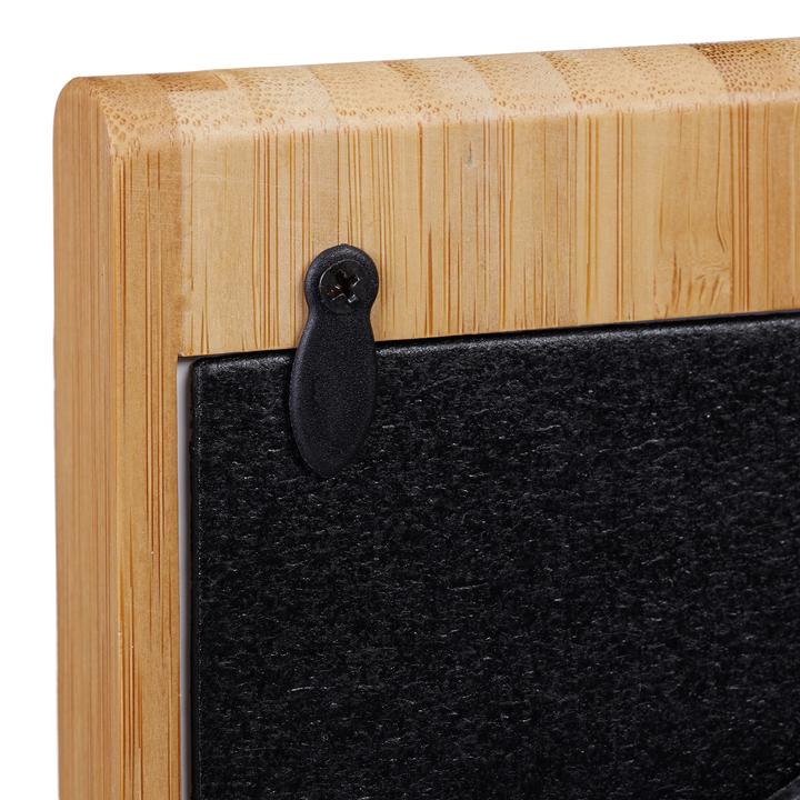 Actual product image Relaxdays Bamboo Picture Frame (10 x 15 cm)