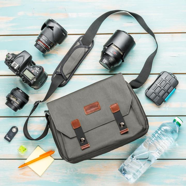 Immagine prodotto mantona Borsa fotografica Milano grande (Borsa a tracolla per fotocamera)