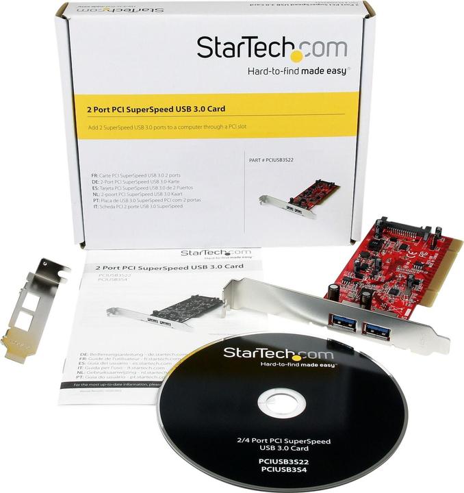 Produktbild StarTech 2 Port SuperSpeed USB 3.0 Card Adapter