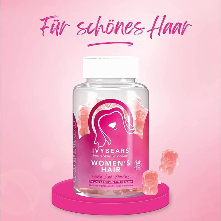 Immagine prodotto IVYBears Vitamine per capelli per donne (1 Pezzo/i, Gomme, 150 g)
