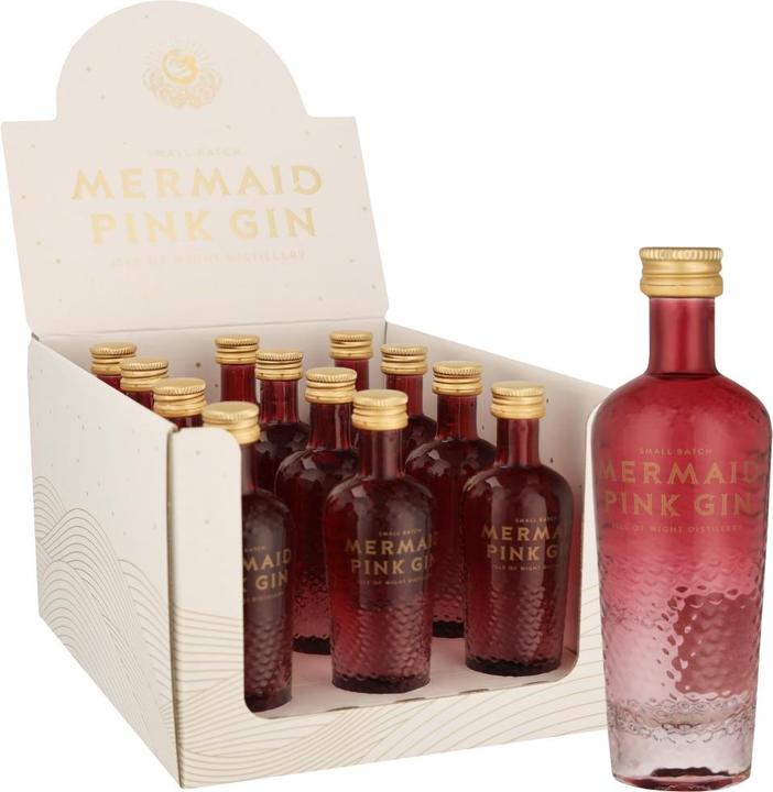 Actual product image EPOS Mermaid Pink Gin Mini 38% Vol. 0,05l
