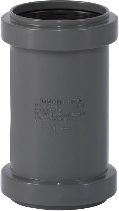 Produktbild Csdk SL HT Safe dobbelt muffe 50mm Verletzungssichere Montage mit neuen Dichtringen (Doppelnippel)