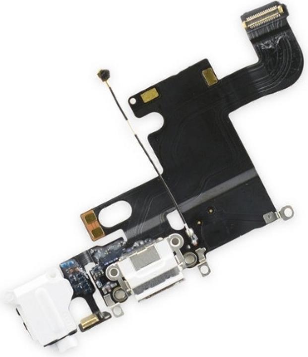 Image du produit Foxconn iPhone 6 Lightning Dock Connector Audio Flex Microphone blanc (iPhone 6)