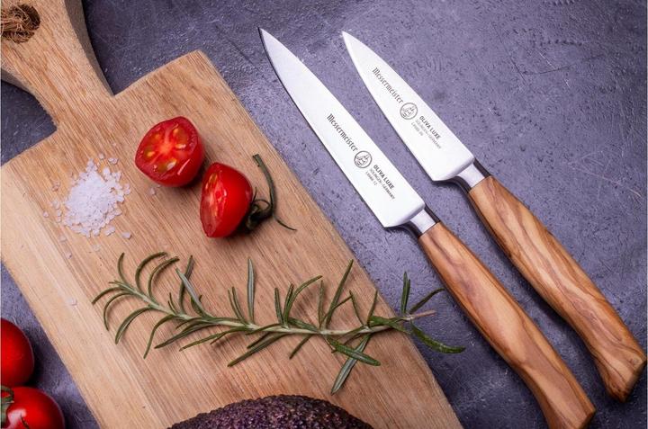 Immagine prodotto Messermeister Coltello multiuso Oliva Luxe 13 cm, Natura/Argento (13 cm)