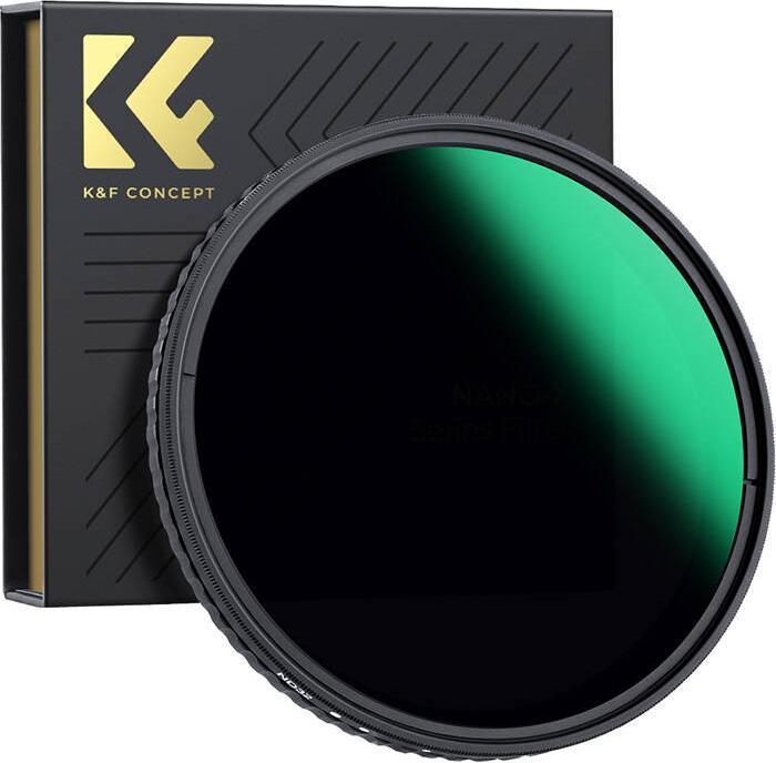 Image du produit K&F Concept Filtre Nano-X 55 mm XV40 (55 mm, Filtre gris neutre)