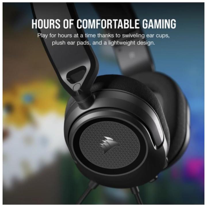 Actual product image Corsair HS35 SURROUND v2 Headset Wired Head-band Gaming Black (Cable)