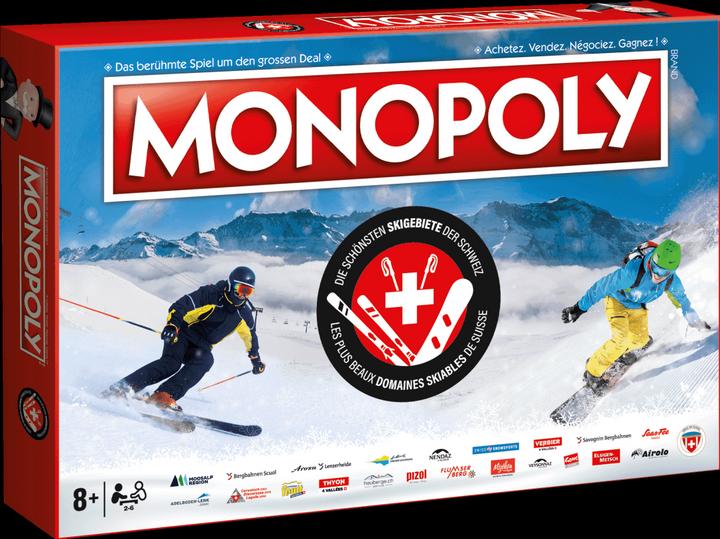 Actual product image Hasbro Monopoly The most beautiful ski resorts in Switzerland (German, French)