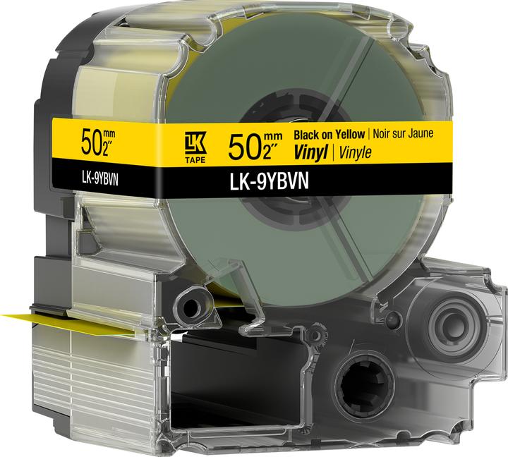 Actual product image Epson LK-9YBVN (5 cm, Yellow)