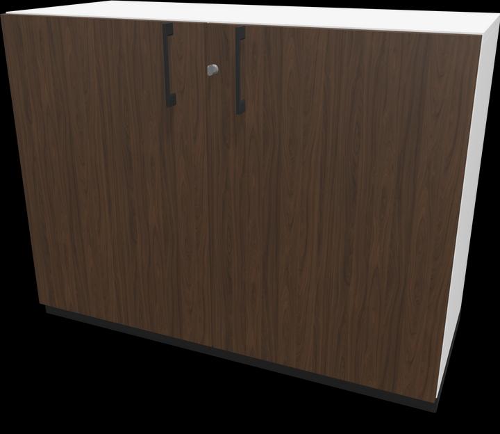 Black, Walnut decor dark with structure, White
