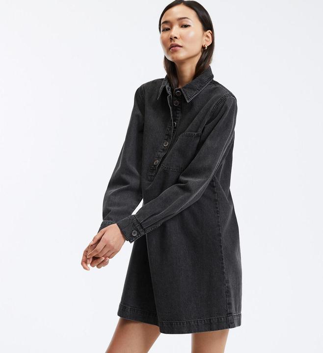 Produktbild La Redoute Collections Kurzes Jeanskleid Signature ALBANE (38)