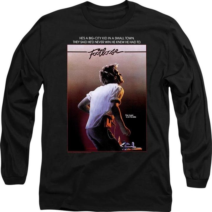 Actual product image Footloose Unisex Adult Poster T-Shirt (L)