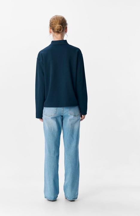 Immagine prodotto Object Gestreiftes Langarm-Poloshirt (XS)
