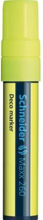 Actual product image Schneider Maxx 260 chalk pen (e) (Yellow, 15 mm, 1 x)