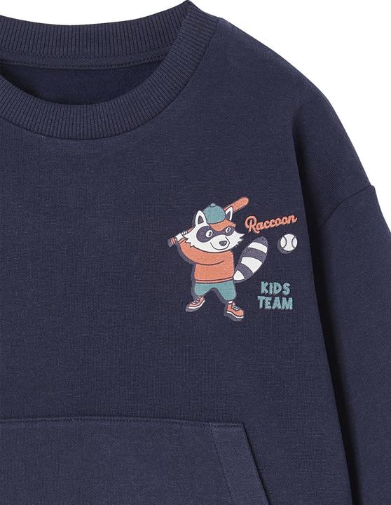 Image du produit Vertbaudet Sweatshirt garçon col rond en polyester recyclé (86)