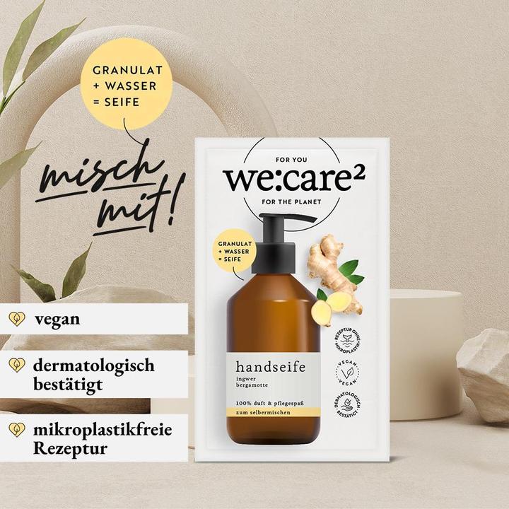 Immagine prodotto we:care2 Geschenk-Set, Handseifen-Granulat, Good Karma