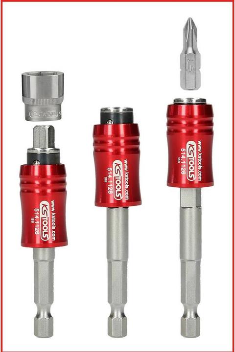 Produktbild KS Tools 1/4 2in1 Schnellwechsel-Bithalter (1/4")