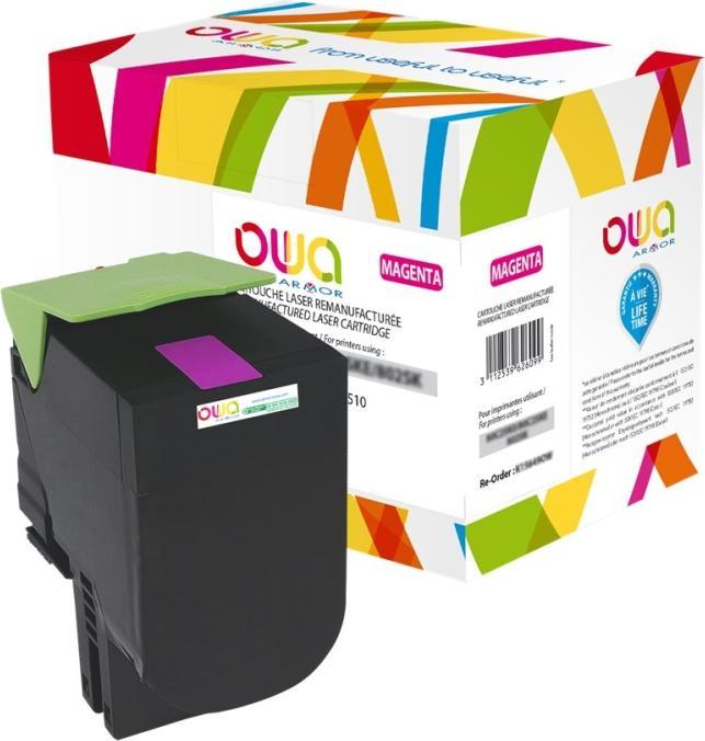 Image du produit Armor OWA OWA Toner compatible Lexmark 80C2SM0, 80C2SME (2000 p.) magenta (M)