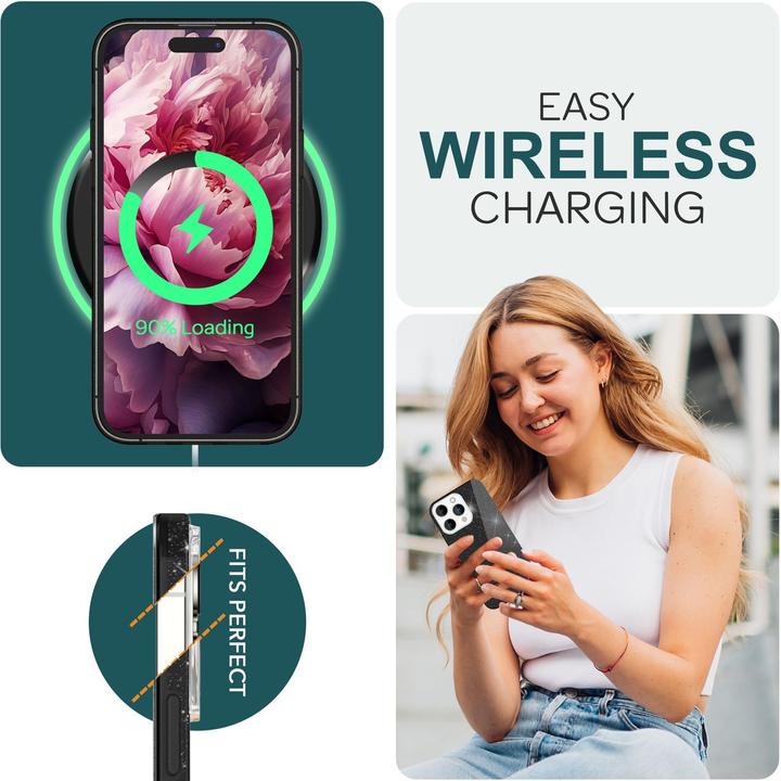 Produktbild Nalia Glitzer Hülle (Apple iPhone 15 Pro)