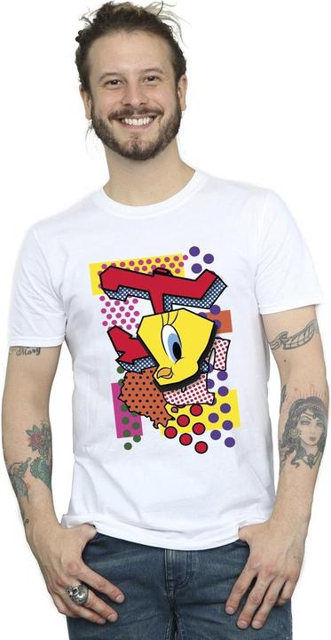Immagine prodotto Looney Tunes Tweety Pop Art Maglietta Uomo (3XL)