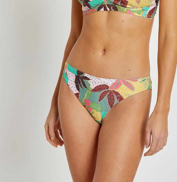 Actual product image La Redoute Collections Bikini briefs with floral print (38)