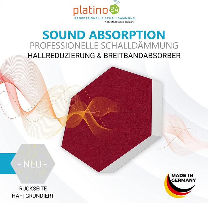 Produktbild Platino24 Schallabsorber Set (12 Stk.)