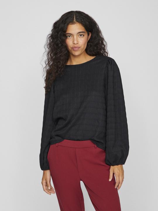 Actual product image Vila Round neck top with long sleeves (M)