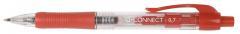 Actual product image Q-Connect Ballpoint pen with retractable mechanism (Red, 10 x)