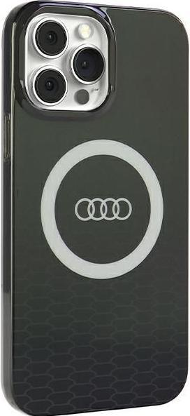 Actual product image Audi IML Big Logo MagSafe Case iPhone 13 Pro / 13 6.1" czarny/black hardcase AU-IMLMIP13P-Q5/D2-BK (Apple iPhone 13 Pro)