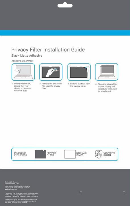 Produktbild Gearlab Adhesive Privacy Filter 14.0 (14", 16 : 9)