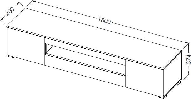Produktbild Cama R VIVA CZ/CZ+BI TV-Ständer & Entertainment-Center 1 Schublade(n)