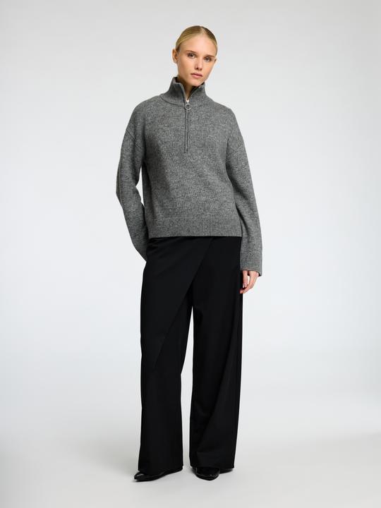 Actual product image Selected Femme Knitted half-zip jumper (XL)