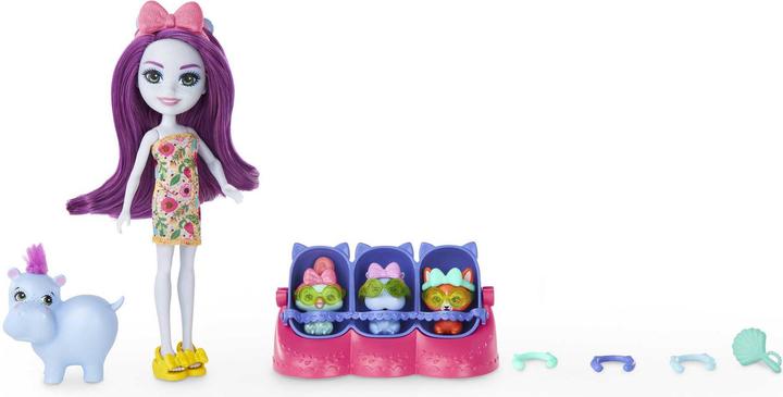 Actual product image Mattel Hippo Et Bebes Enchantimals