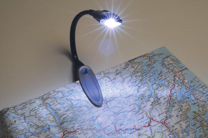 Travel Blue LED-Leselampe schwarz