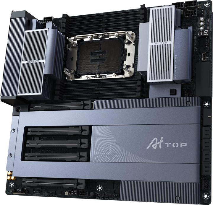 Actual product image Gigabyte 4677 W790 AI TOP E-ATX (LGA 4677, Intel W790, E-ATX)