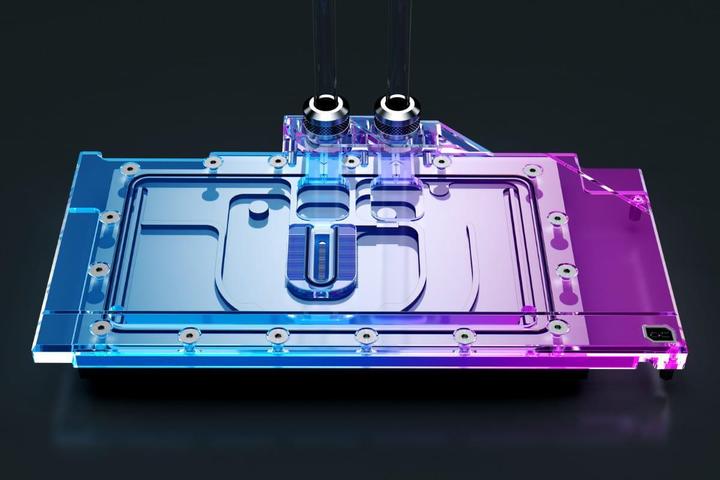 Produktbild Alphacool Eisblock Aurora GPX-N RTX 3090 Ti Suprim X mit Backplate - Acryl + Nickel
