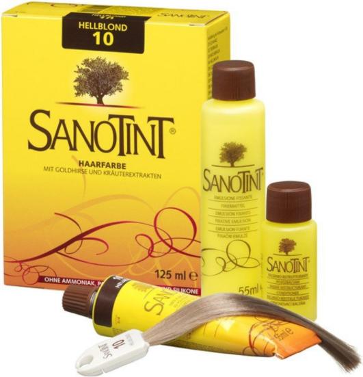 Actual product image Sanotint Hair color 10 light blond (Light blonde)