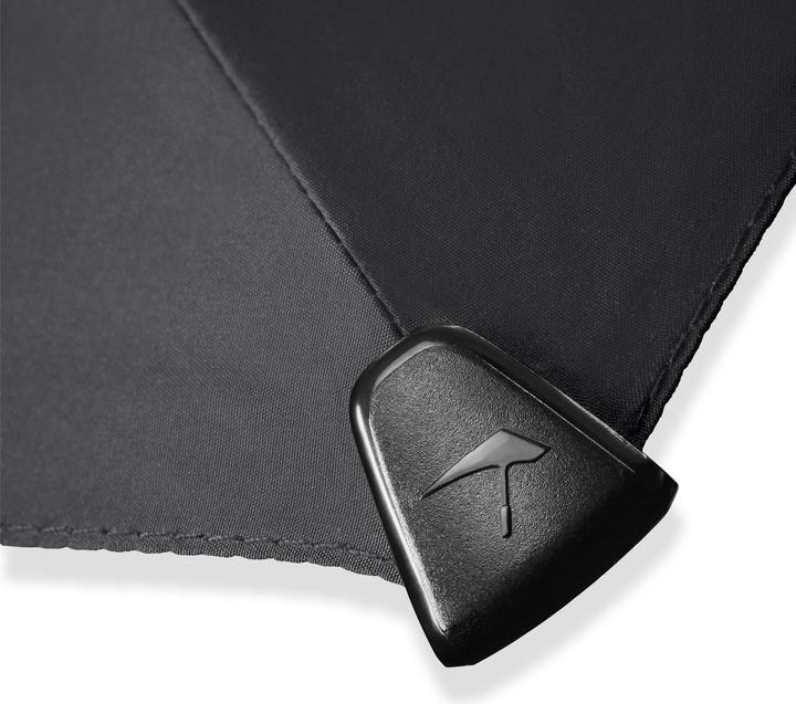 Actual product image Senz Mini Automatic Deluxe Foldable Storm Umbrella, Pure Black